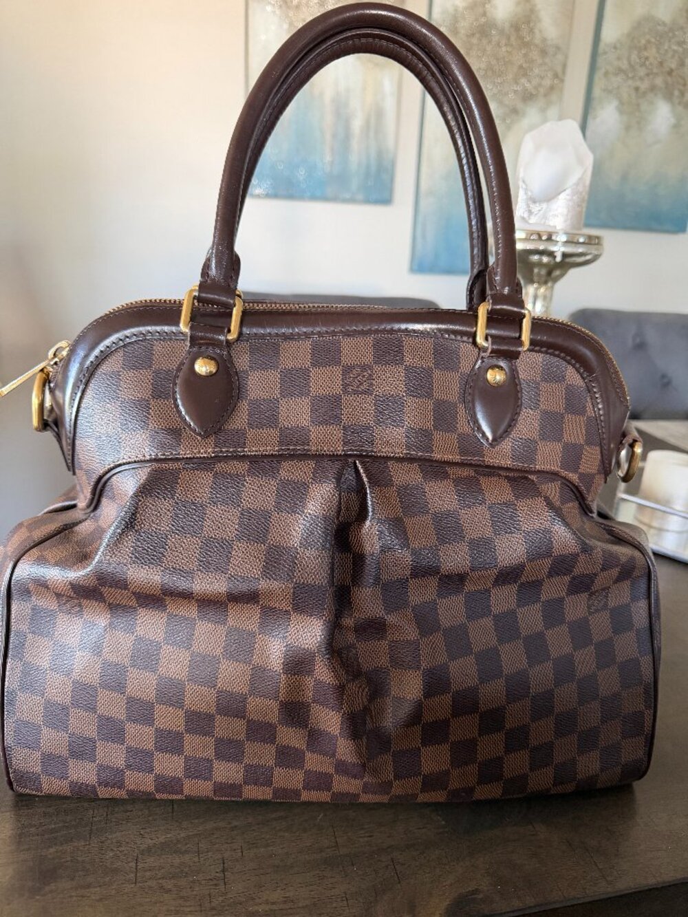 Louis Vuitton Damier Ebene Trevi GM Satchel